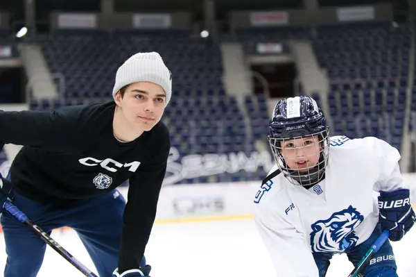 U9-U10: trénink s hráči A-týmu, 16. 2. 2026