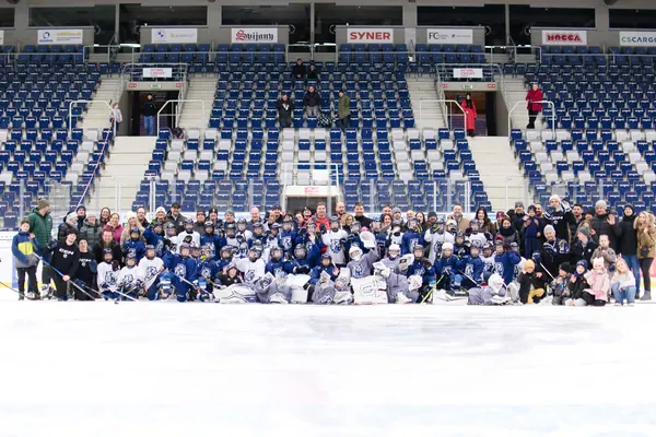 U9-U10: trénink s hráči A-týmu, 16. 2. 2026