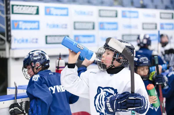 U9-U10: trénink s hráči A-týmu, 16. 2. 2026
