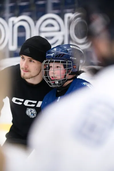 U9-U10: trénink s hráči A-týmu, 16. 2. 2026