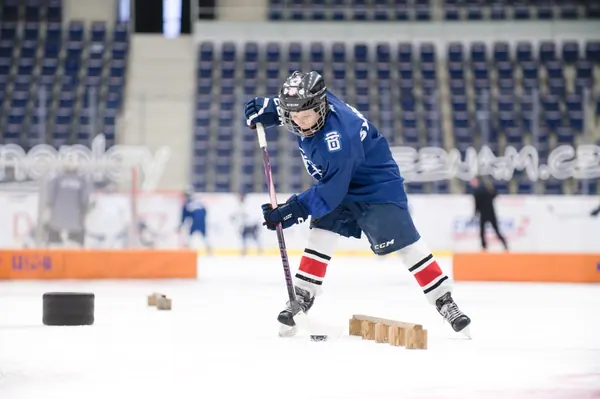 U9-U10: trénink s hráči A-týmu, 16. 2. 2026